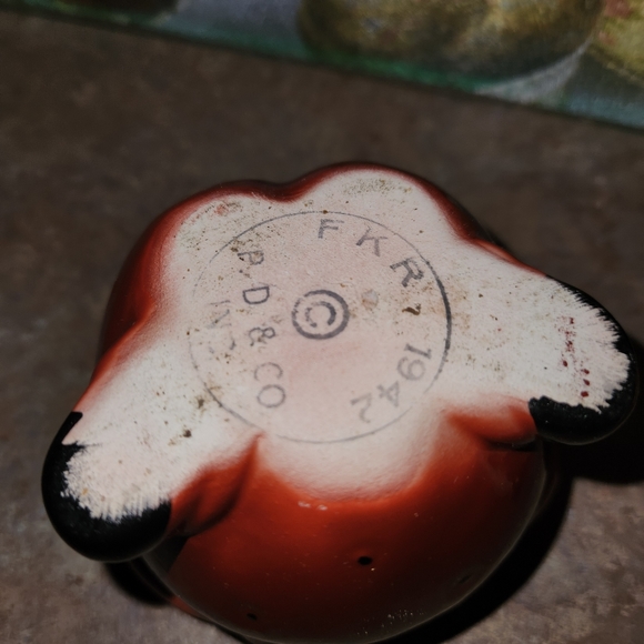 1942 PeeDee Fruit Orchard Kid Jam Pot Jar Home Decor Accent - Picture 3 of 4